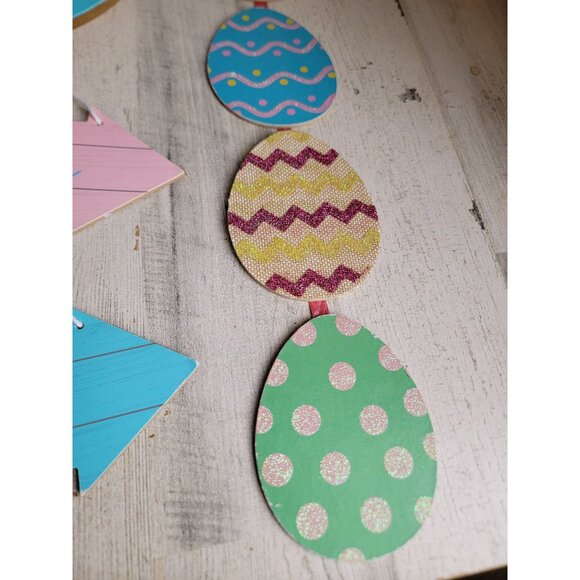 Happy Easter Variety sign set bunny egg hunt rabbit set unique decor - Picture 8 of 8